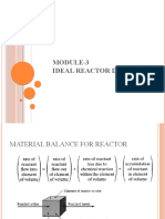 Module-3 Ideal Reactor Design