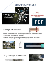 Strength of Materials: Arul.N Assistant Professor