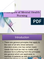 Principles of Mental Health Nursing