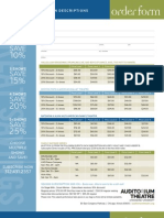 2011-2012 Subscription Season Order Form