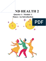 P.E and Health 2: Quarter 1 - Module 1: Dance: An Introduction