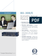 BG-30B/E: Scaleable Optical Service Access Platform