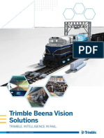 Trimble Beena Vision Solutions: Trimble. Intelligence in Rail