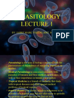 Parasitology: By: Jahre Mark Toledo, RMT, Maed Bio