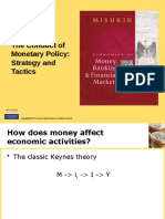 The Conduct of Monetary Policy Strategy and Tactics