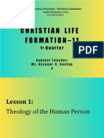 Christian Life Formation-11: 1 Quarter