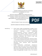 Kepmenkes Tahun 2021 - No. 4241 - Tentang Petunjuk Teknis Perencanaan Penganggaran Vaksinasi Dalam Rangka Penanggulangan COVID-19 Bersumber Dana Alokasi Umum Dan Dana Bagi Hasil TA 2021