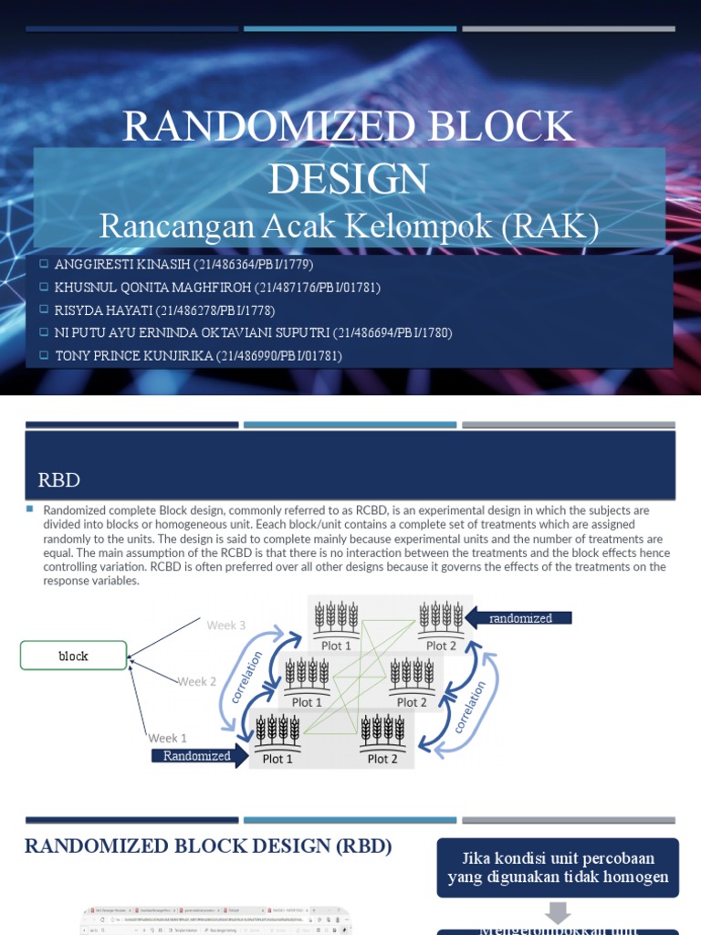 Analisis Rancangan Acak Kelompok | PDF | Methodology | Mathematical And ...