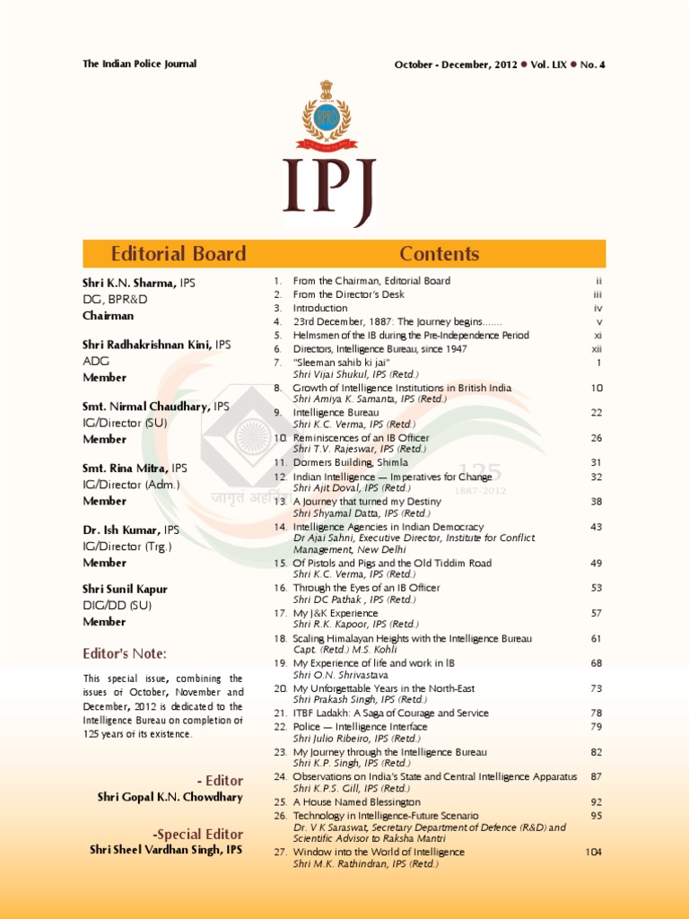 768px x 1024px - Indian Police Journal | PDF