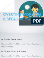 Overtime Work On A Regular Holiday