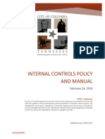 Internal Controls Policy (Adopted 2-14-2019) PDF
