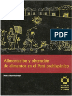 Libro Alimentacion y Obtencion de Alimentos en El Peru 228 Pg