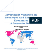 Investment Valuation in Developed and Emerging Economies: A Comparative Study