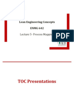 Lean Engineering Concepts ENMG 642: Lecture 5-Process Mapping