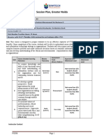 Session Plan, Greater Noida: PGDM, Trimester-IV, Batch 2021-23