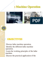 Lathe Machine Operations Guide