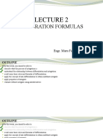 02 Integration Formulas