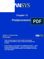Chapter 13 - Postprocessing Overview