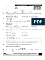 Mathematics DPP NO. 48 (Advanced) JEE (Main-Advanced) 2021