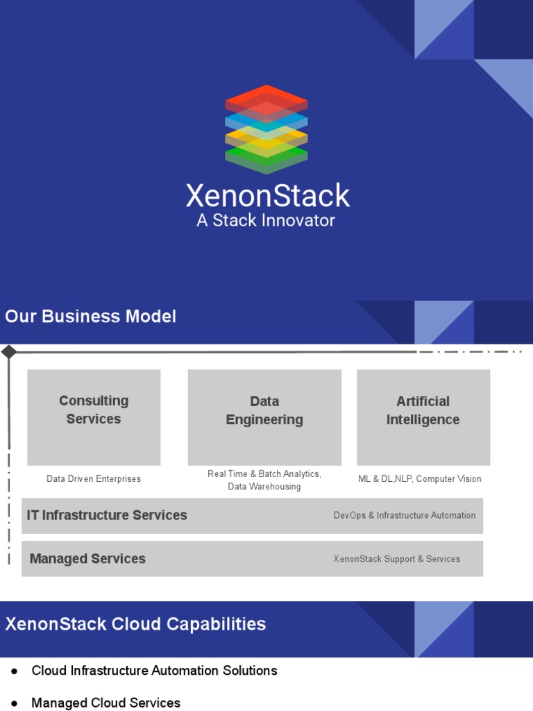 XenonStack: Cloud & Data Solutions Expert | PDF