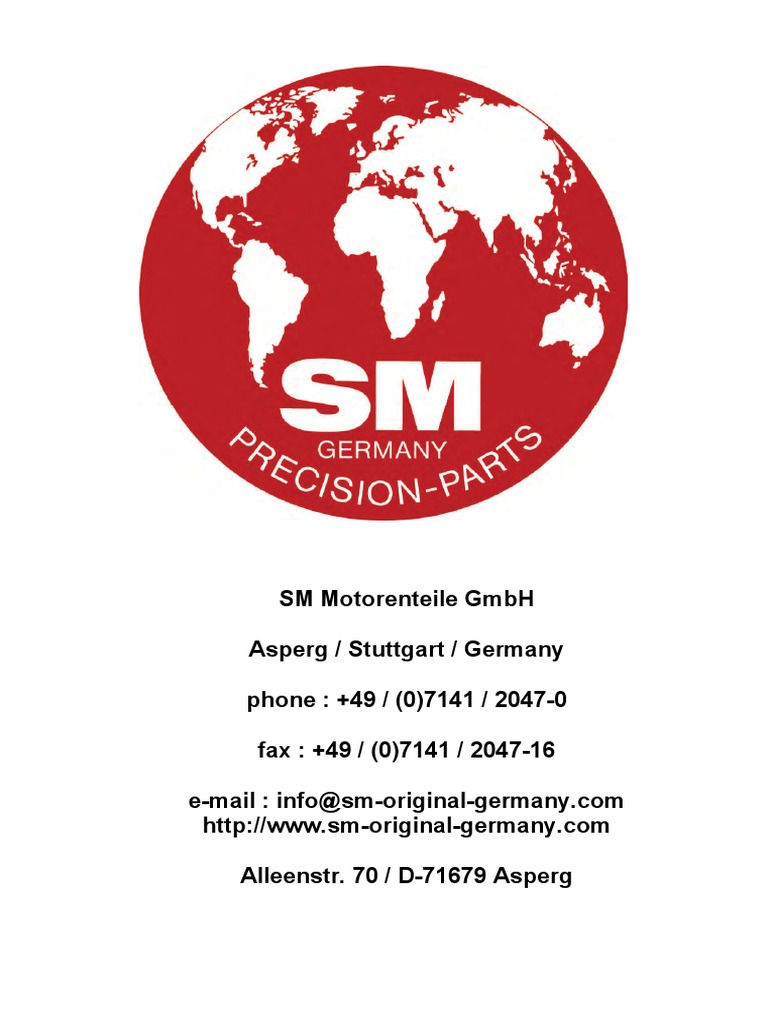 Vérification d'authenticité SM Parts | PDF | Organe d'un moteur à