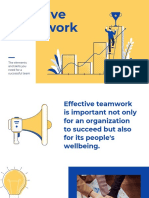 Yellow and Purple Corporate Teamwork Keynote Presentation