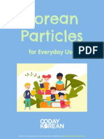 Korean Particles: For Everyday Use