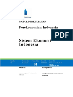 Modul 01 Sistem Ekonomi Indonesia - WietaChairunesia