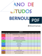 Cronograma - Bernoulli - 36 Semanas 2