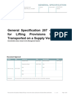 General Specification 207 - Guideline For Lifting Provisions For Items Transported On A Supply Vessel - 2