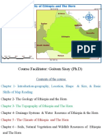 Updated Geography of Ethiopia and The Horn (GeES 101) .