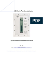 HDI 2200 Choke Position Indicator: Operations and Maintenance Manual