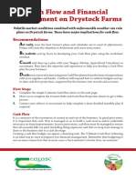 Cash Flow and Financial Management On Drystock Farms: A B C D