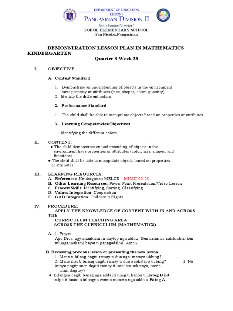 Normie Video Lessonn Plan Cot Normie Science March 2021 PDF Applied Psychology Educational