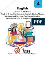 English4 q4 Mod5 Givingconclusions, Makinginferences, Makinggeneralizations v4