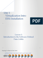 Day 1 Virtualization Intro Esxi Installation