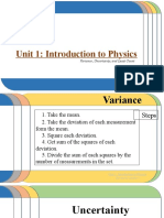Unit 1: Introduction To Physics