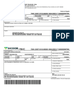 Recibo de pagamento de acesso à internet por fibra