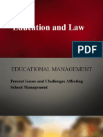 Education and Law