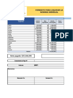 Nomina Excel 9º 2021 Segundo Periodo - Ejemplo 1