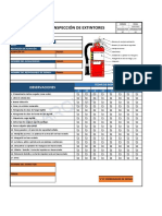 R SSO 010 W Inspección de Extintores