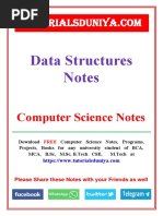 Data Structures Notes 2 - TutorialsDuniya