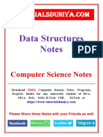 Data Structures Notes 2 - TutorialsDuniya