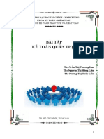 Dh. Bai Tap Kế Toán Quản Trị 1