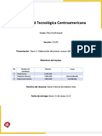 Tarea 6 Elaboración Del Primer Avance Del Código de Ética