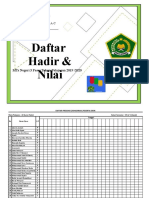 DAFTAR HADIR DAN NILAI MURNIATI 2020 Genap