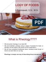Rheology of Foods: Istiqomah Rahmawati, S.Si., M.Si