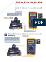 Prueba bobina ignición Nissan B13