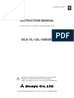 Denyo DCA Series Instruction Manual