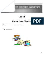 Unit 9L Pressure and Moments: Name: .